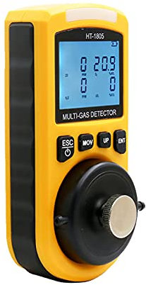 Detector de Gas portátil 4 en 1 Detector de Gas CO HS O LEL Monitor Digital de Mano Monóxido de Carbono tóxico Sulfuro de hidrógeno Probador de Calidad del Aire Detector