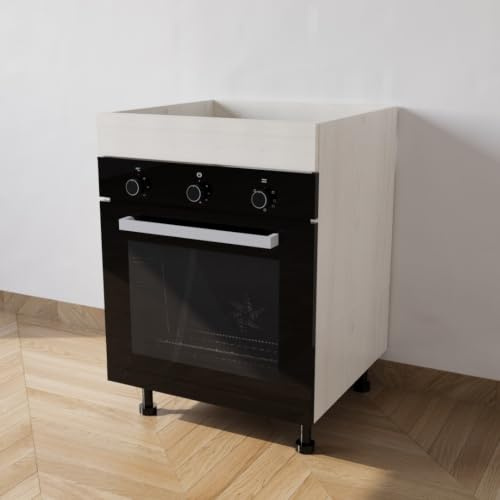 Calandrelli Backofenschrank B 60 T 55,5 H 72 cm Lärche Weiß
