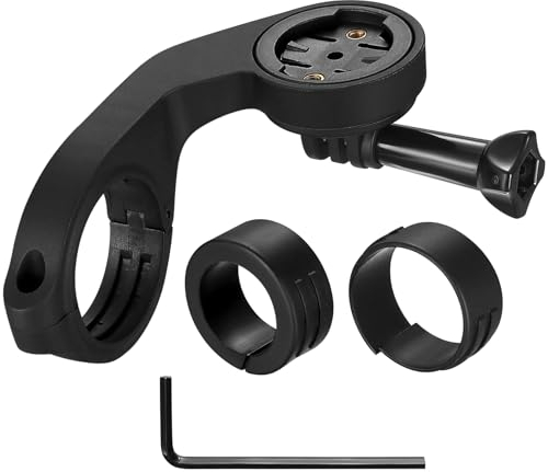 Fahrrad Halterung kompatibel mit Garmin Edge, Fahrradhalterung für Garmin Edge 520 530 540 510 500 130 200 20 25 800 810 820 830 810 1000 1040 1030 Plus Garmin GPS Fahrradcomputer Lenker Halterung