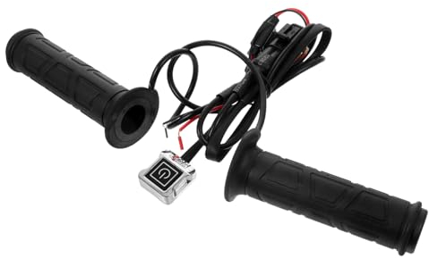 OUNONA Elektrischer Atv-heizgriff Mit Thermostat Beheizt Schnelles Aufheizen Nitrilmaterial Rutschfeste Oberfläche Drei Abnehmbare Teile Mit Sicherung