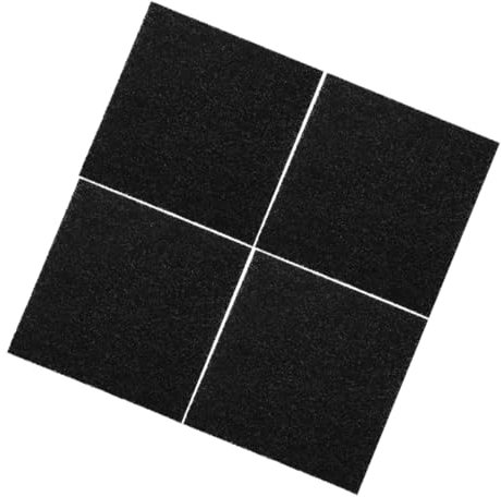 FRCOLOR 4 Stück Quadratische Kohlefilterpads Aus Baumwollfaser Für Küchenkompostbehälter Geruchsabsorbierend Platzsparend Ersatzfilter Für Biomülleimer Und Abfalleimer