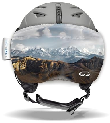 SOGGLE Vizor Visor Protection for Visor Helmets (Ski Helmets), Colour: Vizor Annapurna