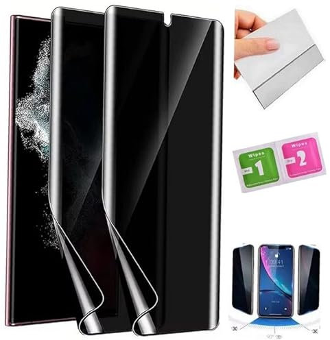 AILIKA compatible con Xiaomi Poco X3 Pro - Pack de 2 protectores de pantalla de seguridad visual en gel - Seguridad de pantalla, resistencia máxima, antiespía