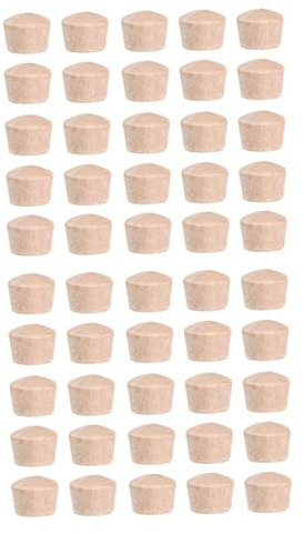 HOMSFOU Holzstopfen für Möbel, hohe Holzdübel für Schrauben, langlebige dekorative Kappen für Tische, Stühle, Schränke und Bastelarbeiten, 300 Stück
