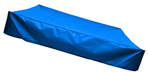 FONDOTIN Square Garden Sandpit Cover for Boys and Girls, 180x180cm Blue Small Sandbox Shade, Outdoor Children’s Sandpit Protection for Backyard Play