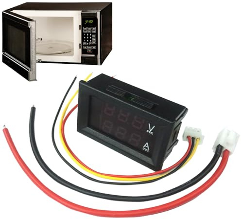 Voltímetro Pinza amperimétrica CC con amperímetro y pantalla de voltaje