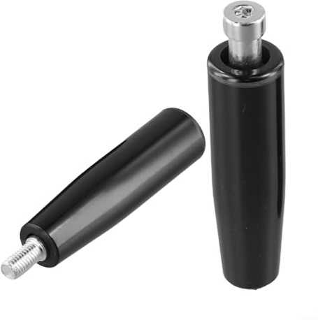 Volakebeing Lot de 2 poignées de volant tournantes pour machine de tour, M6/M8/M10/pour poignée pivotante à tige filetée M12 pour fraiseuses, meuleuses, pour CNC (M10 x 100)
