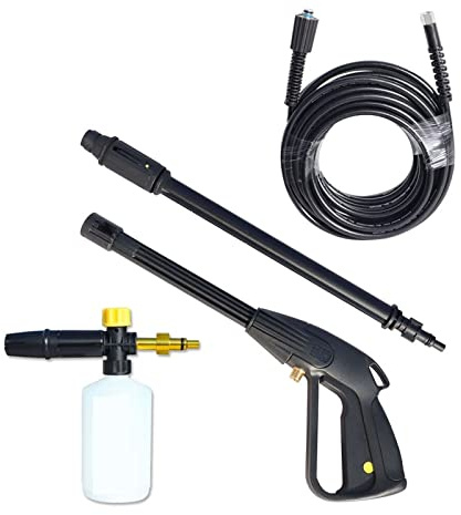 HPHPH Hochdruck-Schaumpistole Schlauch-Kit Hochdruckreiniger Sprühpistole Schaumkanone Schneeschaumlanze Schäumer Schlauchdüse For(Type E)