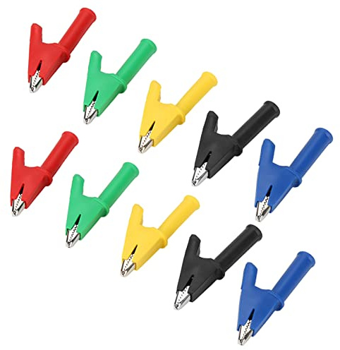 Qcwwy Pince, Matériau en Cuivre, Pince de Test Isolée, Courant 20A, Tension 380V pour Multimètres et Instruments