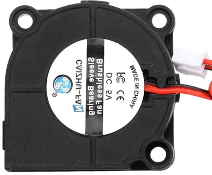 sourcing map 4015 Fan 40mm x 15mm 1-3/5 Inch 5V Small Plastic Cooling Fan 2 Pin for Computer PC Case CPU Heatsink 3D Printer Desktop Cooling Router Server(1 PCS)