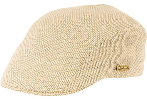 Sterkowski Sommer 100% Leinen Super Leicht Canva Schiebermütze Flat Cap