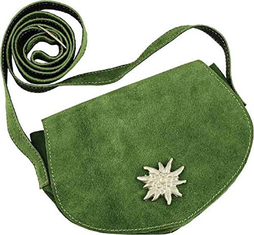 Damen Trachten Ledertasche mit Edelweiss in 3 Farben