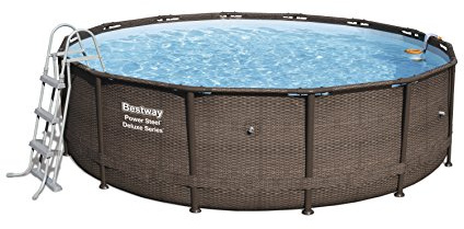 Bestway 56664 piscina fuori terra Piscina con bordi Piscina rotonda 13030 L Marrone
