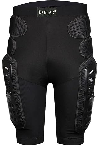 Cather Store, pantaloni protettivi per hockey, cavaliere, per moto, motocross, corsa, sci, protezioni sportive, fianchi, gambe (XL)