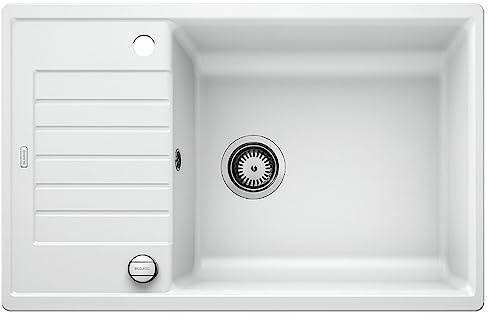 BLANCO Zia Xl 6 S Compact | [78 x 50 x 20,2 cm] | para armarios inferiores de 60 cm de ancho | fácil de limpiar | lavabo grande | reversible