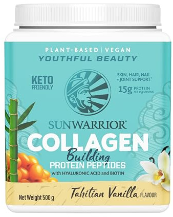 Proteinpulver - Gemüseprotein -Protein - Konserven Muskelmasse - leicht zu verdichter -Gebäude-Protein-Peptide - Tahitian-Vanille - 500 G - Sunwarrior COLVAN500_2022