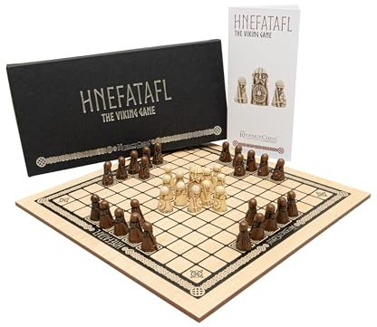 Hnefatafl - The Viking Game Deluxe Edition di The Regency Chess Company - Tavola in legno e pezzi da gioco in resina inclusi