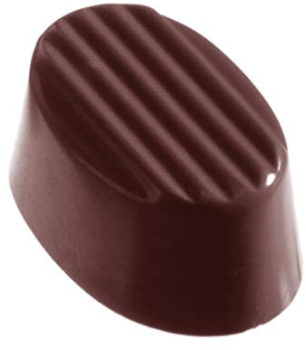 CW1135 - Chocolate World - Oval Rib Polycarbonate Mould