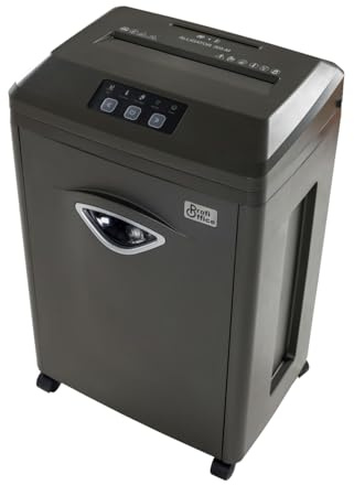 ProfiOffice Alligator 305 M Aktenvernichter P7 Super Micro Cut | Papierschredder DSGVO konform für Home Office & Büro | 5 Blatt Partikelschnitt 1x2mm, 30 Min Dauerbetrieb, 22L, CD & Kreditkarten