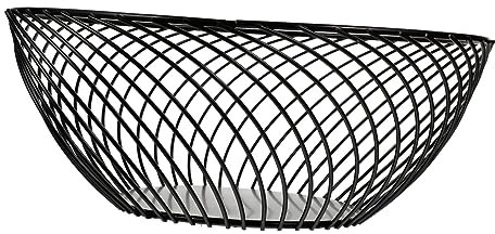 BESTonZON Cesta De Fruta De Metal Para Almacenar Frutas Aperitivos y Verduras Para Cocina Salón Comedor