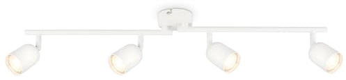 BRILONER – Deckenlampe, Deckenleuchte, Lampe, Schwenkbar, Wohnzimmerlampe, Schlafzimmerlampe, Küchenlampe, Weiß
