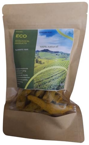Curcuma, Cúrcuma raíz, orgánica, fresca, saludable, antiinflamatoria, antioxidante, cocina, infusiones, bienestar, superalimento, nutrición, raíces frescas, condimento, suplemento.