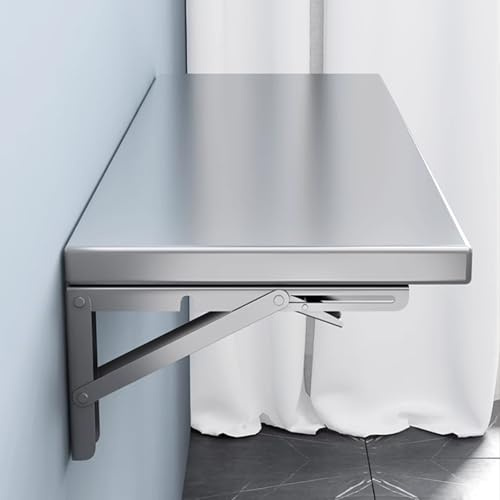 Tavolo Galleggiante, Tavolo A Scomparsa Da Muro Tavolo Pieghevole Salvaspazio Al Muro, Tavolo Da Computer Invisibile,Scrivania Pieghevole Salvaspazio Compatta, For Soggiorno,Bancone Bar(80*30cm)
