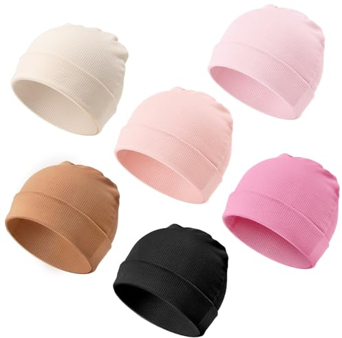 DRESHOW Neugeborenes Baby Mütze Hut Beanie Bekleidung Unisex Infant Hut Kindergarten Mütze Baby Jungen Mädchen 0-3 Monate