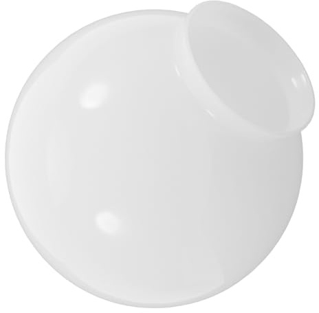 MAGICLULU Glass Shades, 15X16CM Glass Globe Lampshades for Ceiling Lights | Frosted Milk White Lamp Shade for Ceiling Fan & Wall Sconce, Soft Glare Glass Light Shade Replacement, for Lighting Accessory