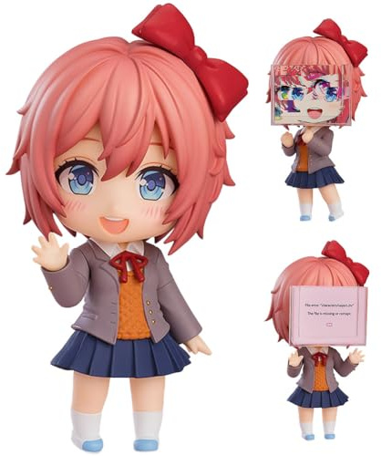 Zhongkaihua Sayorii-Figur, 10 cm, Actionfigur, austauschbares Zubehör, Anime-Modell, Statue, Weihnachtsdekoration, Schreibtisch-Ornament, Geburtstagsdekoration, Geschenk für Fans