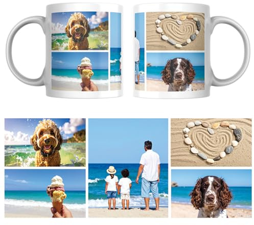 Personalised Mug with Photo & Text – Customised Mug & Coffee Cup | Gift for Fathers Day, Mothers Day, Birthday, Anniversary – 11oz Tea Cup. Custom photo mug personalised for women and men.