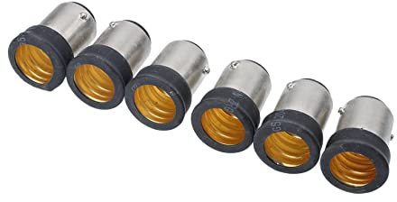 UKCOCO Convertisseur Ampoule B15d à Douille E14 Lot de 6 Pièces Support Lampe Solide pour Ampoules Led, Halogènes et Filament en Éclairage Domestique