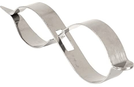 Acouto Schmuck-Lötpinzette, Edelstahl, Isoliert, Hohe Elastizität, Gerade Spitze, Kreuzverriegelung, Rückprallclip, Andere Zum Löten von Ringen, Andere Pinzetten, Einfache Identifizierung