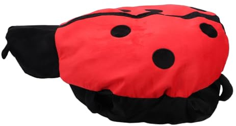 Irfora Vibrant Red PP Cotton Filled Wearable Pillow Plush Toy Stuffed Animal Costume for Youth (15 to 35 Years Old), Dual Function Dress Up Cushion (1.5m/4.9ft)