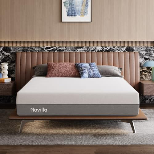 Novilla DualComfort Colchón de 140 x 200 cm, 9 Zonas Gel & Greentea Memory Foam Colchón de Espuma fría, 30 cm de Altura, colchón Reversible H4 y H5, Certificado Öko-Tex, Funda Transpirable y Lavable