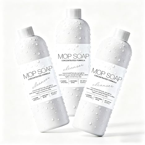 Xlethpitixz 3 Pieces 500ml Floor Cleaning Soap Solution - Highly Fragrant Floor Cleaning Agent - Deep Cleaning Mop Soap - Multi-surface Solution
