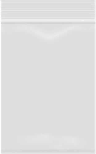 Lot de 1000 Sachets à Fermeture Zip Refermable Transparent - pour Produit Alimentaire, Bijoux, Accessoires...- Format 4 x 6 cm