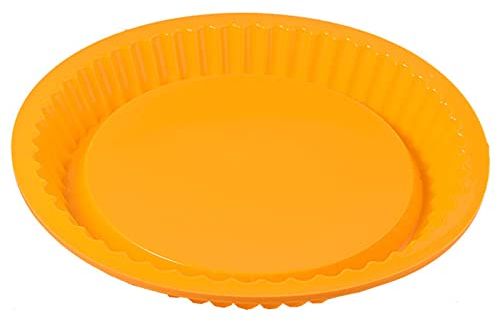 Wenxiaw Stampo per torte in silicone antiaderente in silicone, adatto per quiche e pizze