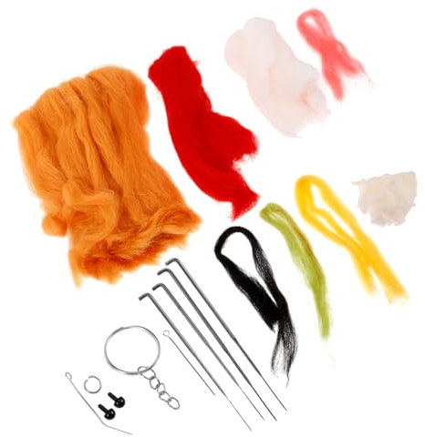 HAWILLOSCH Filzset Für Anfänger Einfach Zu Verwendendes Bastelset Für Aus Wollfilz Für Handgefertigte Projekte