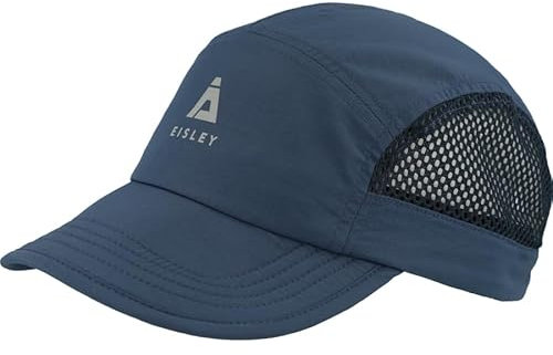 Eisley Unisex Crunch Cap Mit UPF50+ Atmungsaktiv & Schnell Trocknend Knautschbares Schild Klickverschluss, Dark Denim, M EU