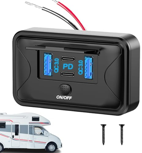 Caricabatteria da auto | Caricatore veloce da auto USB a ricarica rapida | Presa di ricarica rapida gadget dispositivi per auto, camion, autobus, presa mobile