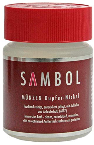 Mynt- och smyckesrengöring, för koppar/nickel, 250 ml