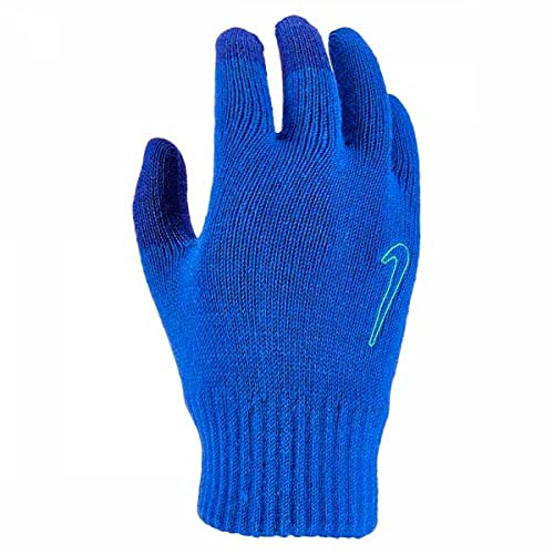 Nike - Herren Swoosh - Winterhandschuhe, Jerseyware (S-M) (Game Royal/Türkis/Signalblau)