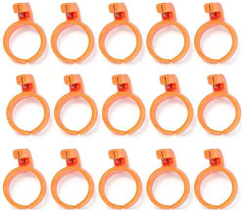 15PCS Thread Cutter Ring, Quilting Sewing Thread Cutter Finger Knife Cutting Tool Handcraft DIY Tool for Cutting Yarn, Line, Weaving