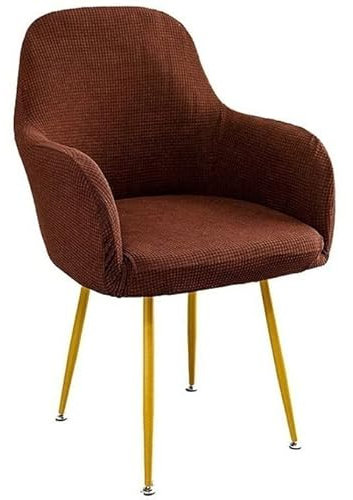 Küchenstühle Stuhlhussen-Bezüge 6er 4er Set Stuhlbezüge 6 Stück Grau, Mit Armlehne Büro Stuhlbezug MaisköRner Samt Sessel Schonbezug Stihle Sitzauflage,Fuir Esszimmer Hochzeit Party Hotel Bankett