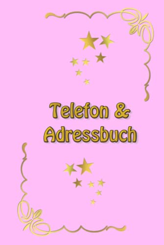 Telefonbuch Adressbuch Notizbuch Geburtstagskalender Geburtstag Jubiläum Adressen Handy Nummern Telefonnummern Notfallnummern E-Mail Adressen ... Taschenbuch Schreibheft Notizheft 02 Rosa