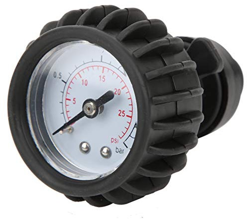 Agatige Inflatable Boat Barometer, Air Pump Pressure Gauge, Inflatable Boat Barometer Rubber Dinghy Unidirectional Pressure Gauge Measuring Tool for Inflatable Kayak Boat Surfboard Pump