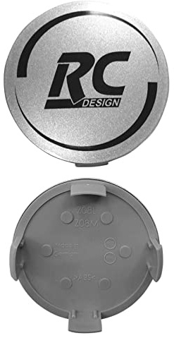 4 Stück Original RC Nabendeckel 75mm Silber Glänzend EM158 4er-Set Nabenkappen Felgenkappen Radnabenkappen Nabenabdeckungen Felgennabenabdeckungen Radnabenabdeckungen Felgennabendeckel Radnabendeckel