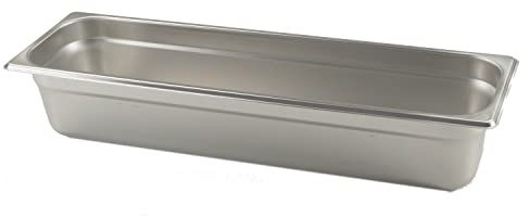 GN Conteneur Gastronorm 2/4 100 mm Profondeur en acier inoxydable