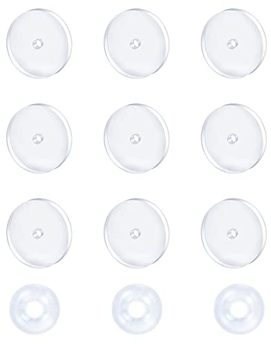 AceFun 12 Stück Klare Disc Anti Wildfleisch Keloid Granulation Silikon Scheiben Pads Flexibel Anti-Hyperplasie Piercing Discs